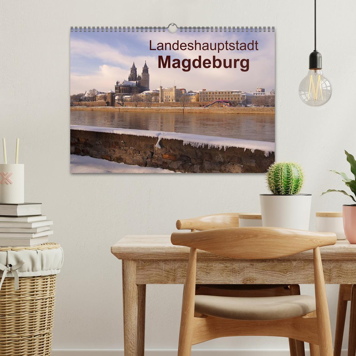 Bild: 9783435654291 | Landeshauptstadt Magdeburg (Wandkalender 2025 DIN A3 quer),...