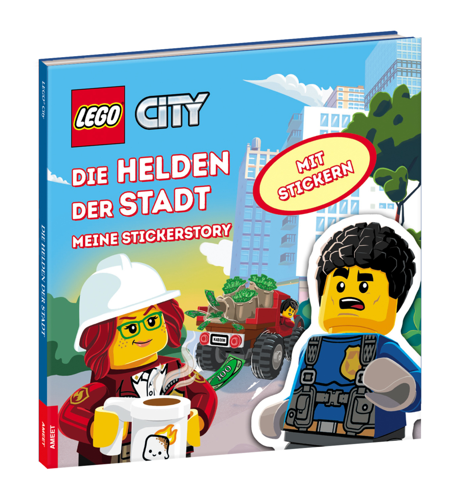 Cover: 9783960807506 | LEGO® City - Die Helden der Stadt - Meine Stickerstory | Buch | 48 S.