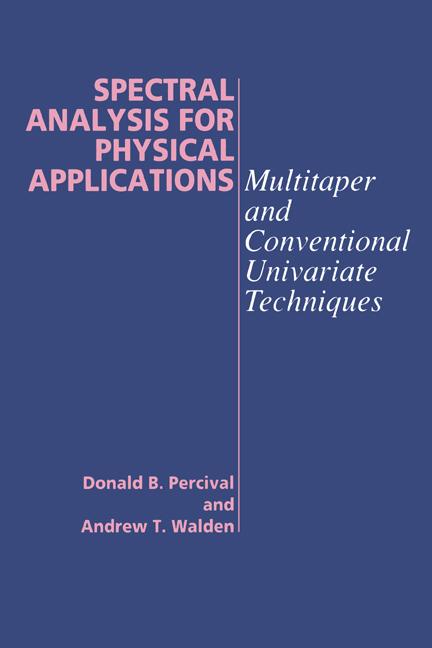 Cover: 9780521355322 | Spectral Analysis for Physical Applications | Percival (u. a.) | Buch