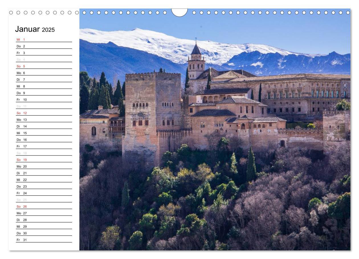 Bild: 9783435535545 | Andalusien (Wandkalender 2025 DIN A3 quer), CALVENDO Monatskalender