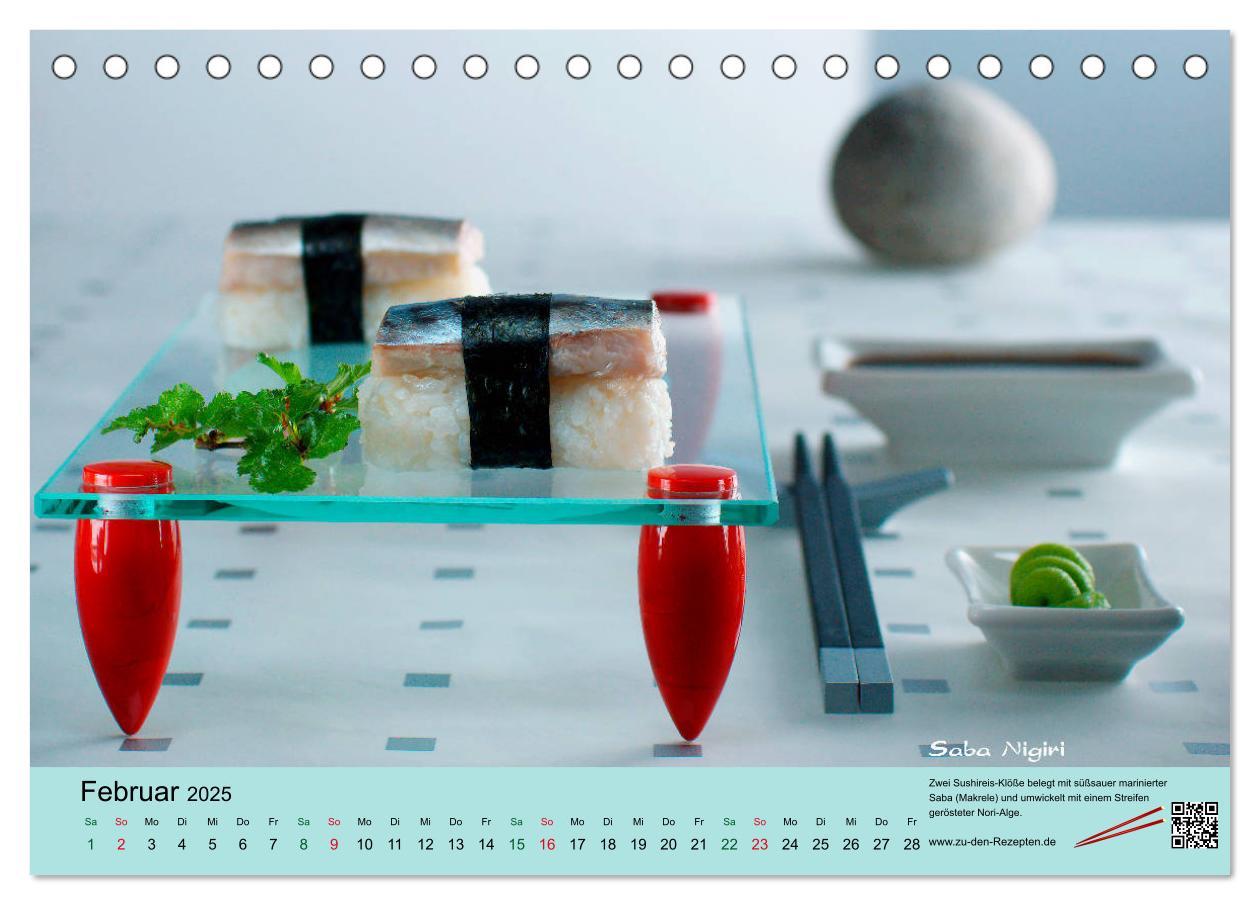 Bild: 9783435458844 | Sushi - Sashimi mit Anleitung für perfektes Gelingen (Tischkalender...