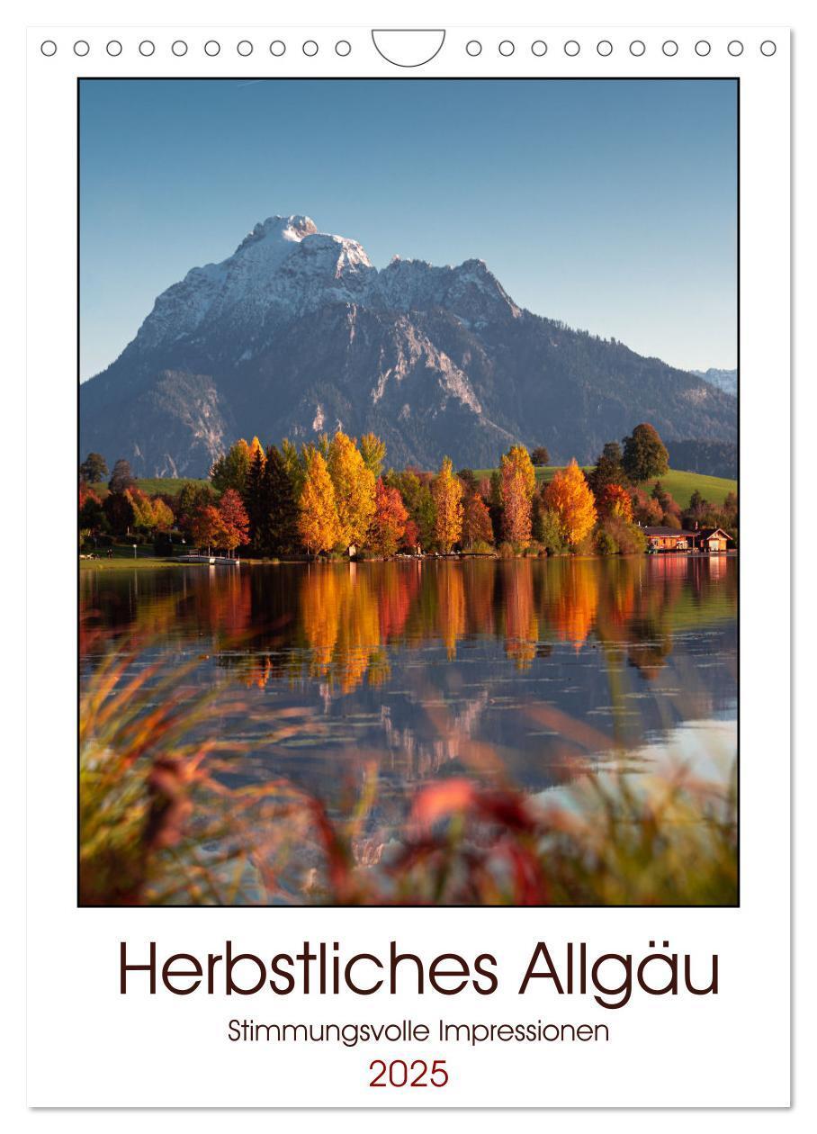 Cover: 9783435933280 | Herbstliches Allgäu (Wandkalender 2025 DIN A4 hoch), CALVENDO...