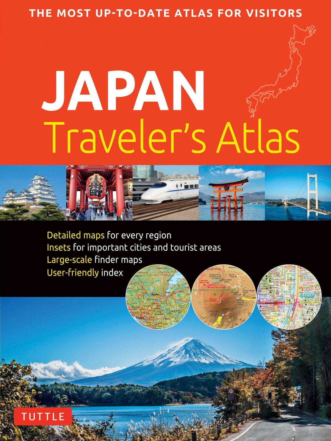 Cover: 9784805315415 | Japan Traveler's Atlas | Japan's Most Up-To-Date Atlas for Visitors