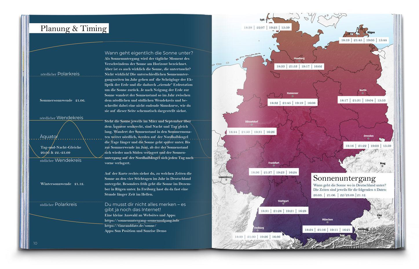 Bild: 9783991219675 | KOMPASS Sunsets Deutschland, 45 Touren und Plätze | Taschenbuch | 2023