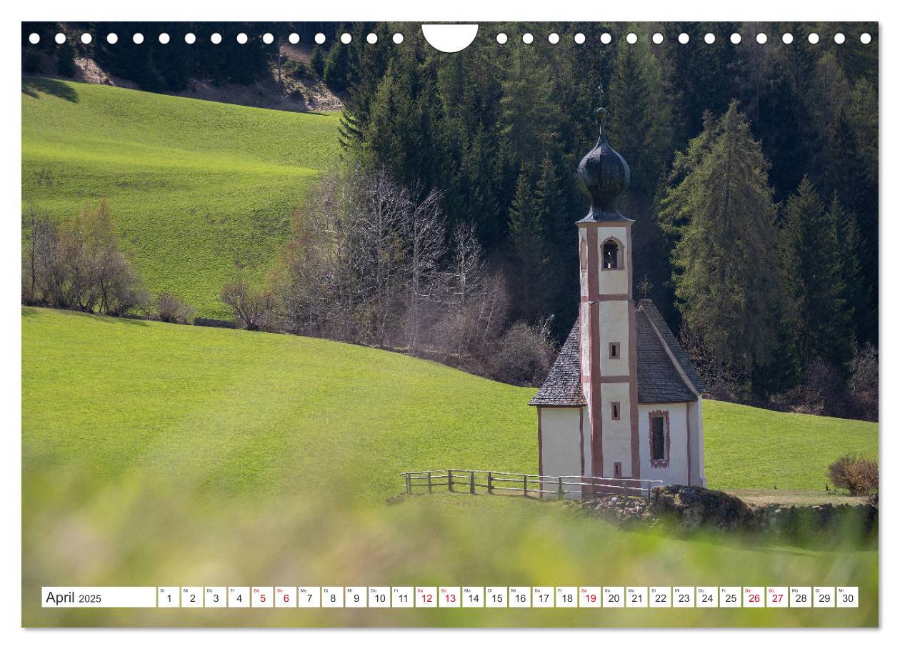 Bild: 9783435164042 | Zauberhaftes Südtirol (Wandkalender 2025 DIN A4 quer), CALVENDO...