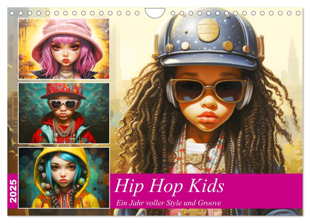 Cover: 9783383857102 | Hip Hop Kids. Ein Jahr voller Style und Groove (Wandkalender 2025...