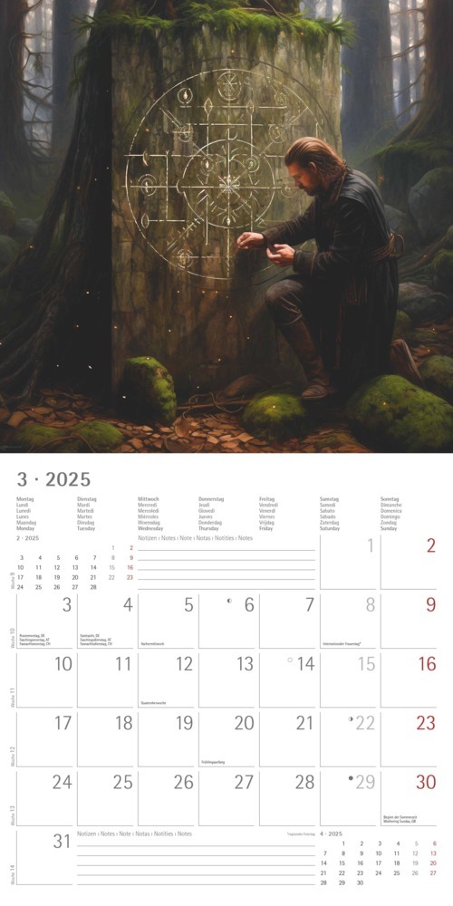 Bild: 4251732344337 | Alpha Edition - Medieval Fantasy 2025 Broschürenkalender, 30x30cm,...