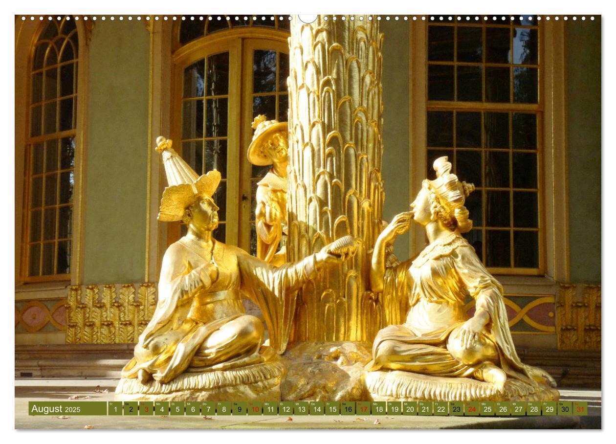 Bild: 9783435075867 | Rund um Schloss Sanssouci (Wandkalender 2025 DIN A2 quer), CALVENDO...