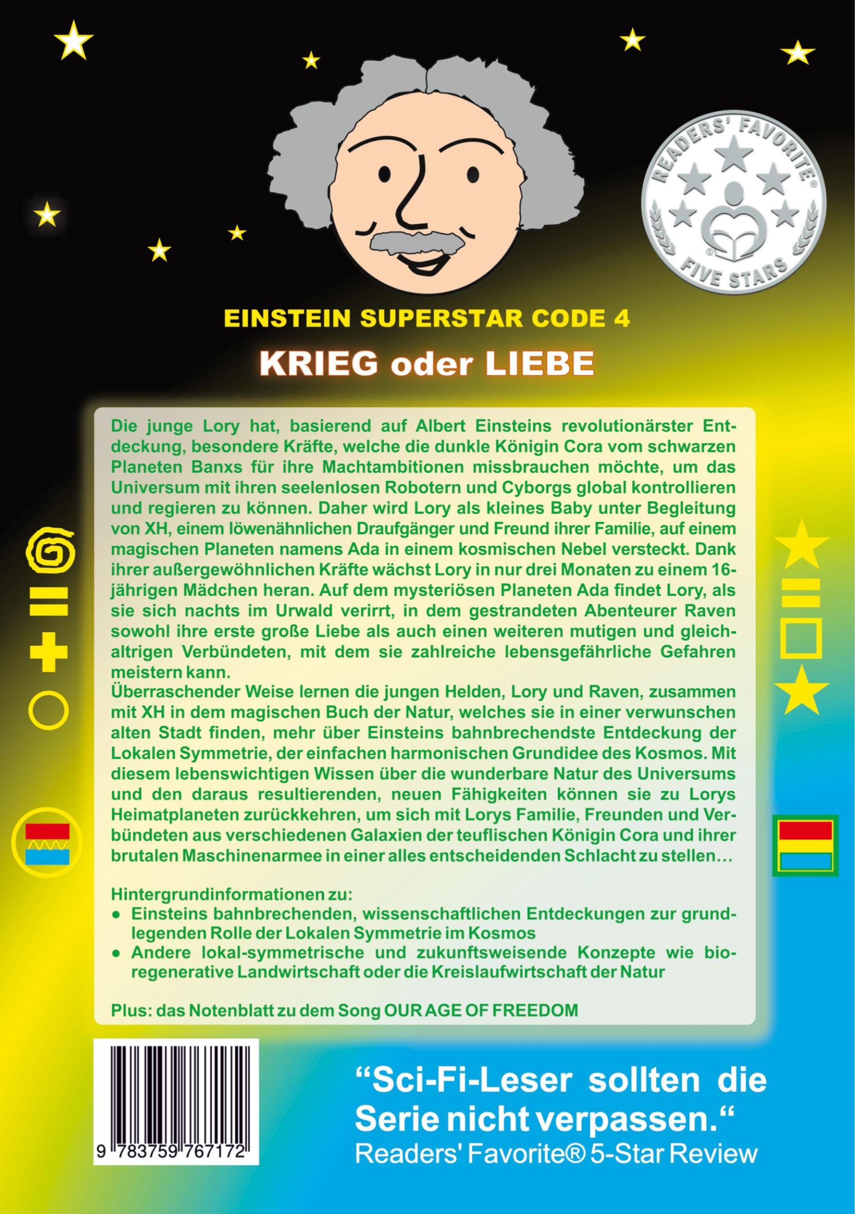 Rückseite: 9783759767172 | Einstein Superstar Code 4 | Krieg oder Liebe | George Hohbach | Buch