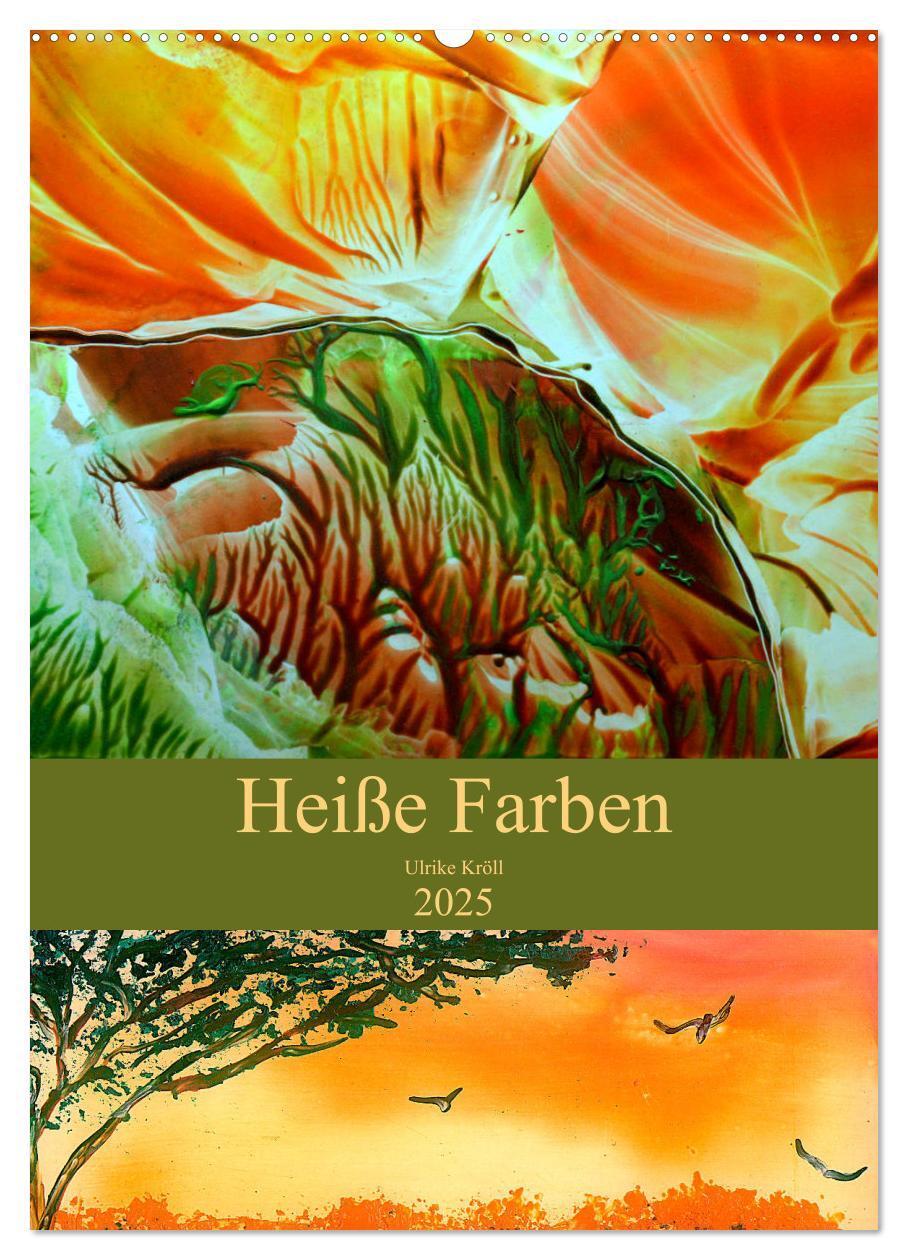 Cover: 9783457001868 | Heiße Farben (Wandkalender 2025 DIN A2 hoch), CALVENDO Monatskalender