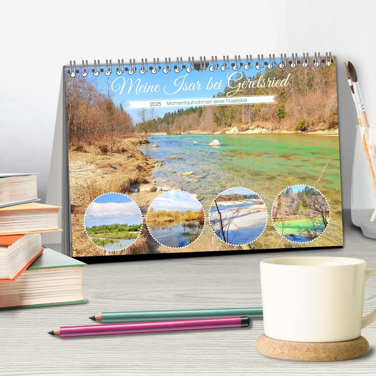 Bild: 9783383953033 | Meine Isar bei Geretsried (Tischkalender 2025 DIN A5 quer),...