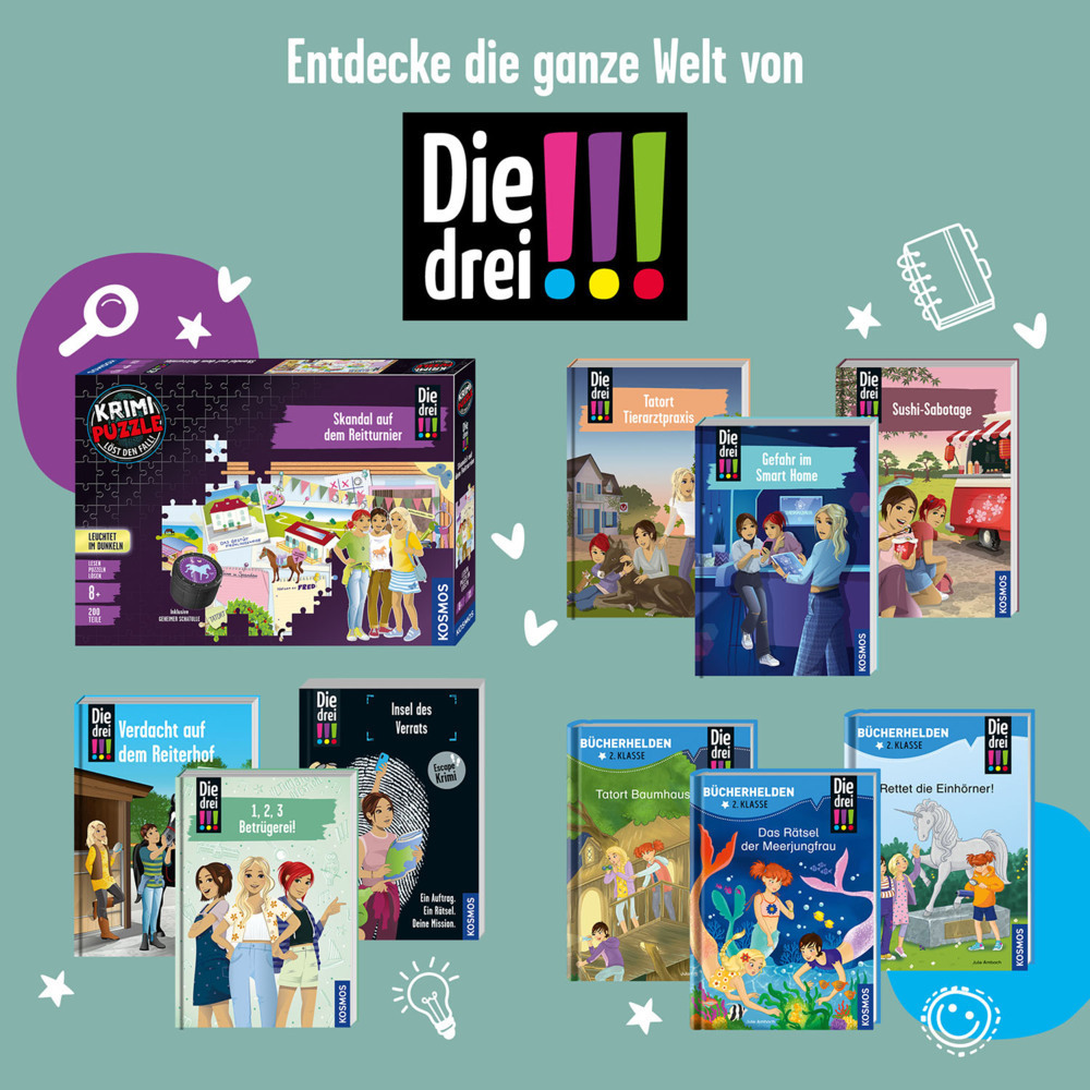 Bild: 4002051632557 | Die drei !!! Adventskalender | Spiel | Deutsch | 2024 | Kosmos Spiele