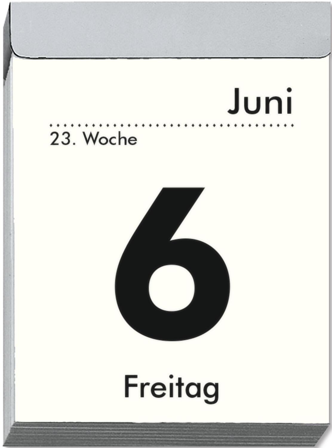 Bild: 4006928024735 | Zettler Tagesabreißkalender M 2025 5,4x7,2 cm Bürokalender 1 Tag...