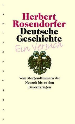 Cover: 9783485009140 | Deutsche Geschichte 3 | Herbert Rosendorfer | Buch | 254 S. | Deutsch