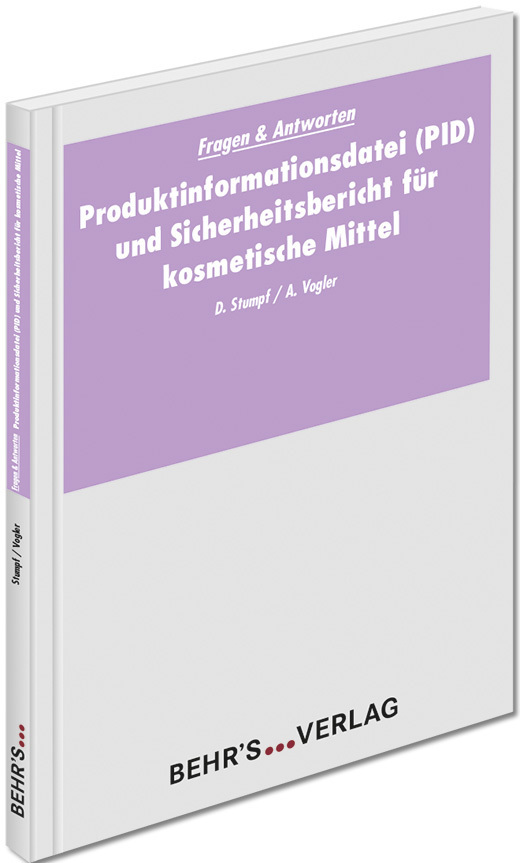 Cover: 9783954688166 | Produktinformationsdatei (PID) und Sicherheitsbericht für...