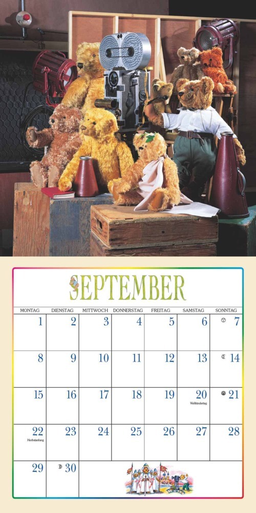 Bild: 4250809653266 | DUMONT - Der Teddybär 2025 Broschürenkalender, 30x30cm,...