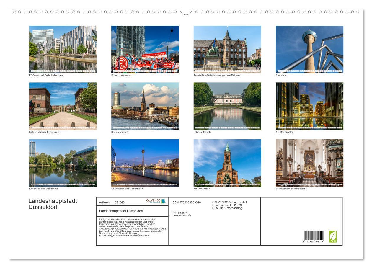 Bild: 9783383789618 | Landeshauptstadt Düsseldorf (Wandkalender 2025 DIN A2 quer),...