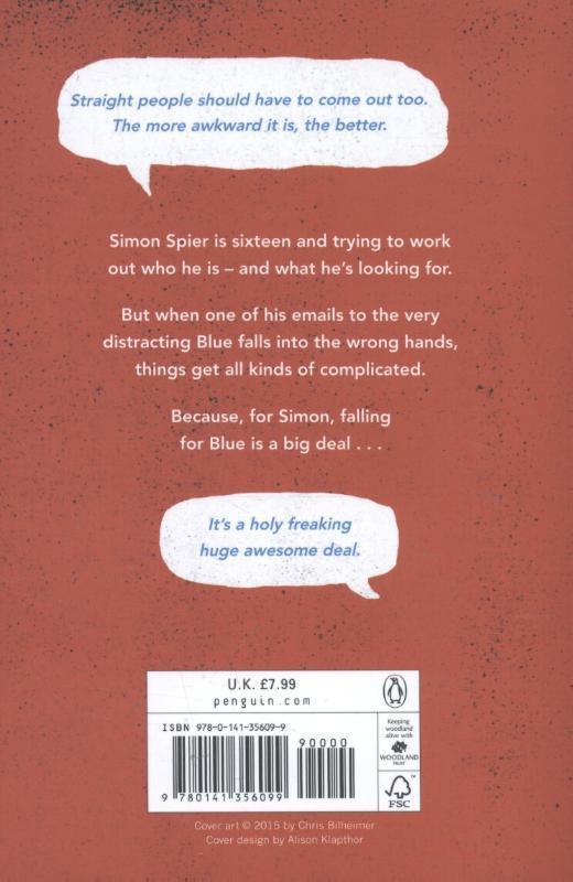 Rückseite: 9780141356099 | Simon vs the Homo Sapiens Agenda | Becky Albertalli | Taschenbuch