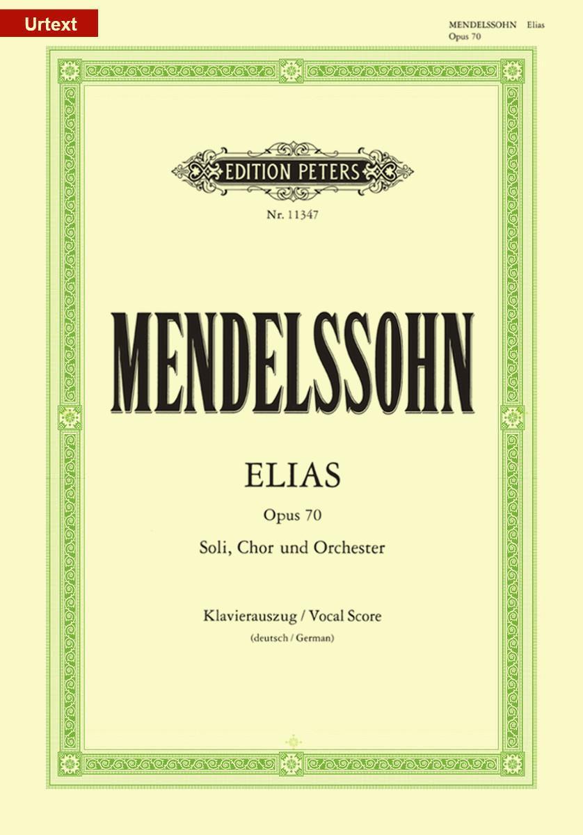 Cover: 9790014111861 | Elias op. 70 | Für Soli, Chor und Orchester, Klavierauszug | Bartholdy