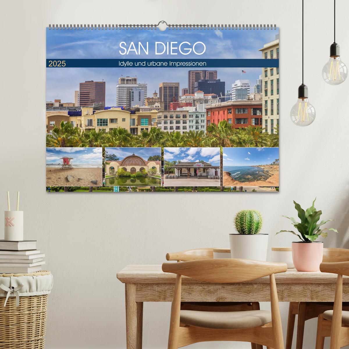 Bild: 9783435214846 | SAN DIEGO Idylle und urbane Impressionen (Wandkalender 2025 DIN A2...