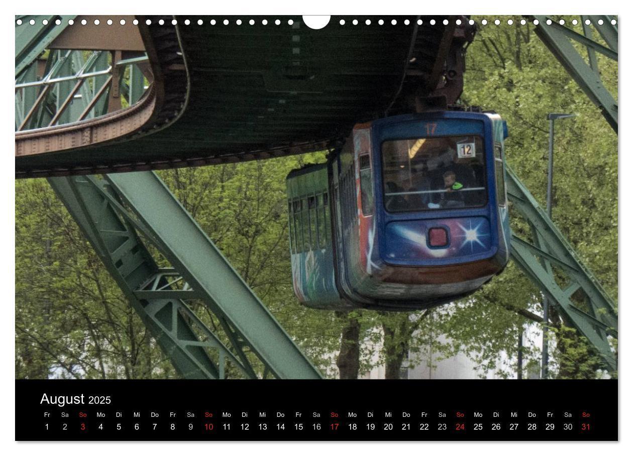 Bild: 9783435527236 | Die Wuppertaler Schwebebahn (Wandkalender 2025 DIN A3 quer),...