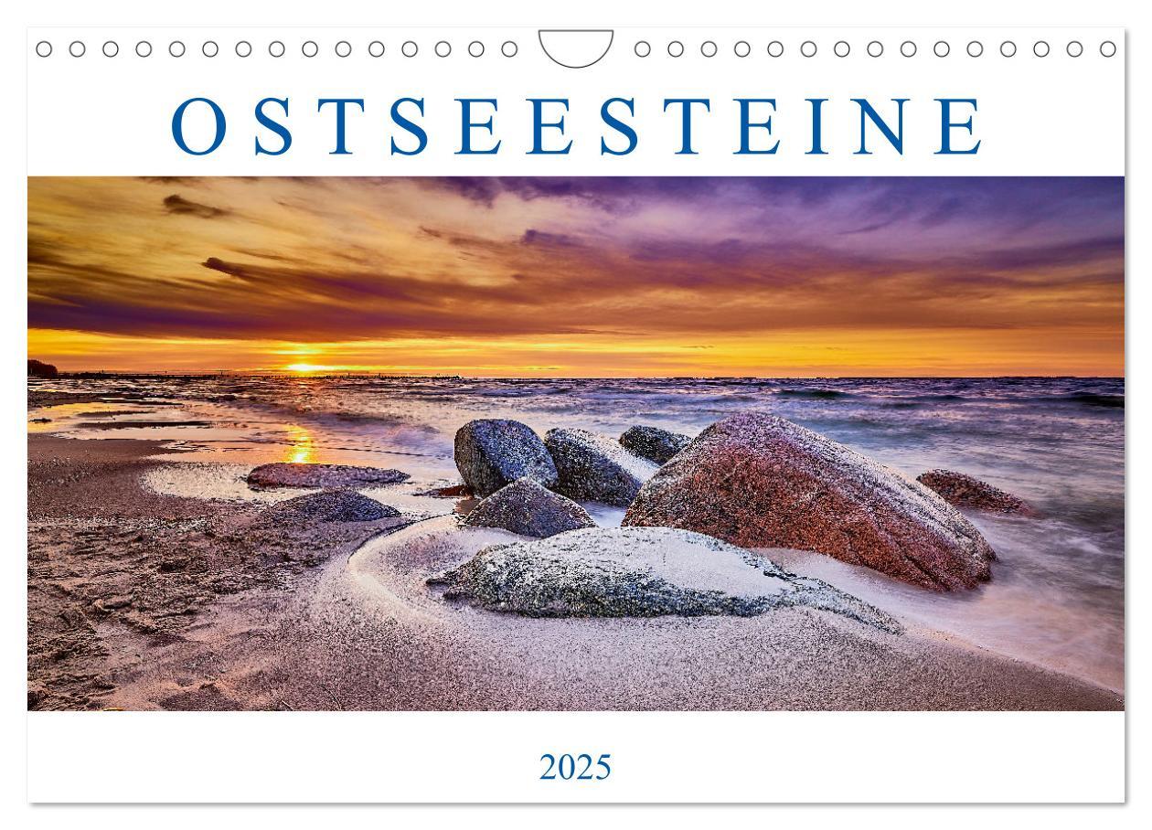 Cover: 9783435057344 | Ostseesteine (Wandkalender 2025 DIN A4 quer), CALVENDO Monatskalender