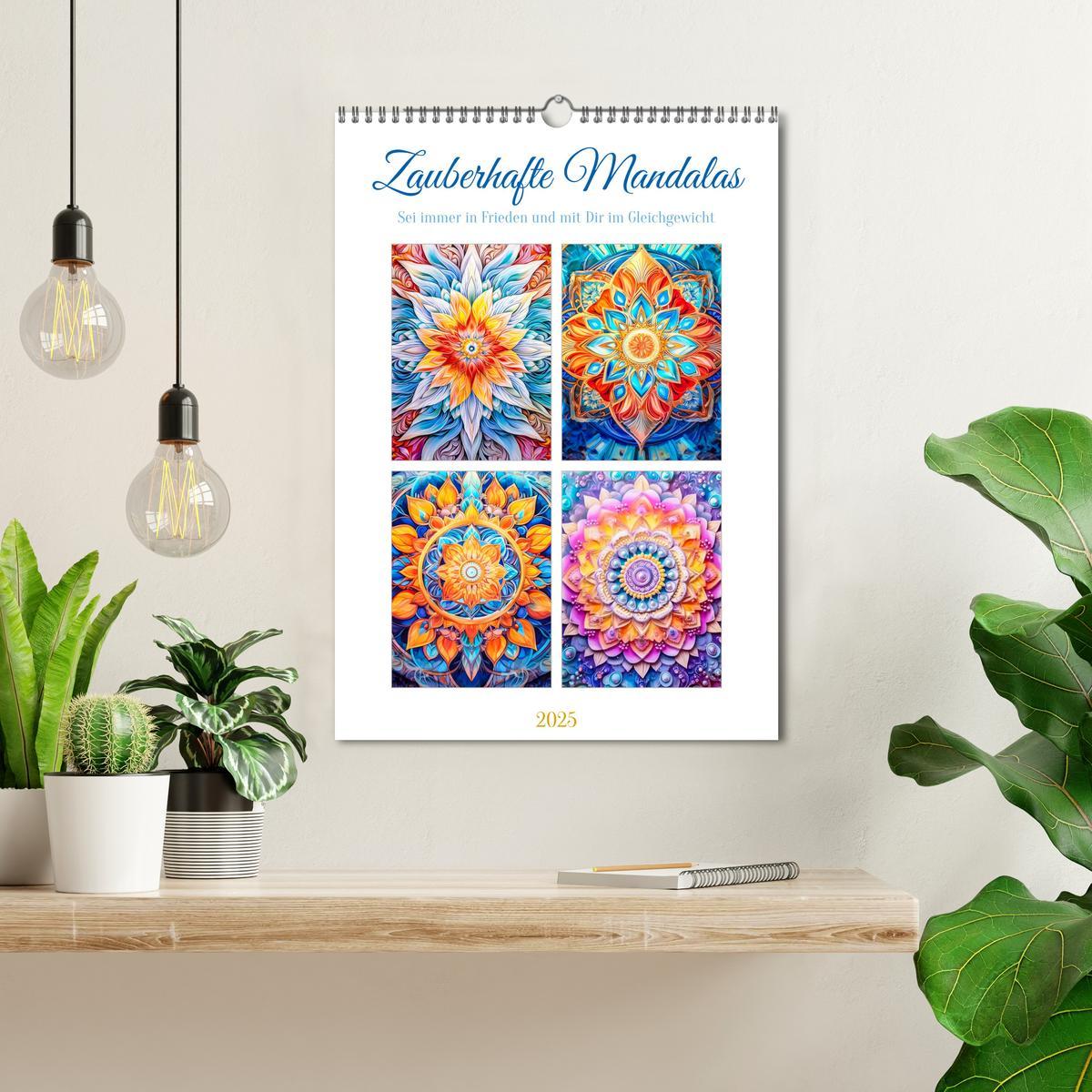 Bild: 9783435865307 | Zauberhafte Mandalas (Wandkalender 2025 DIN A3 hoch), CALVENDO...