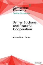 Cover: 9781009493772 | James Buchanan and Peaceful Cooperation | Alain Marciano | Taschenbuch