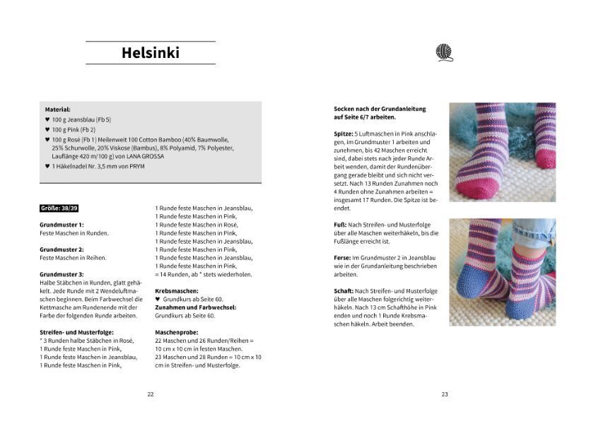 Bild: 9783841066527 | Socken häkeln - Schnell und einfach mit der 4-Stufenmethode | Ruf