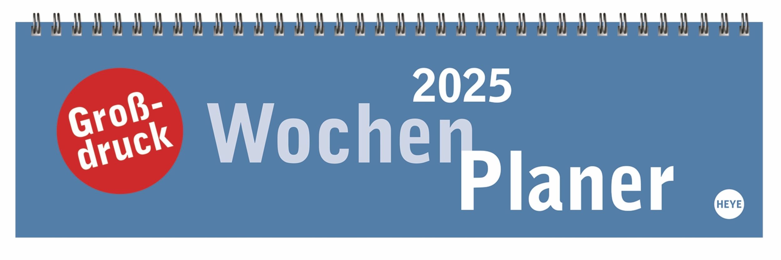 Cover: 9783756406487 | Großdruck Wochenquerplaner 2025 | Kalender | Spiralbindung | 128 S.