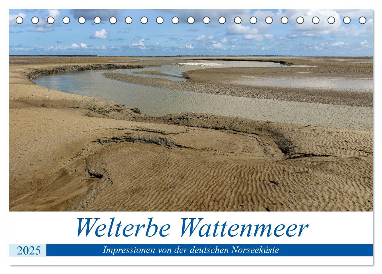 Cover: 9783435109395 | Welterbe Wattenmeer (Tischkalender 2025 DIN A5 quer), CALVENDO...