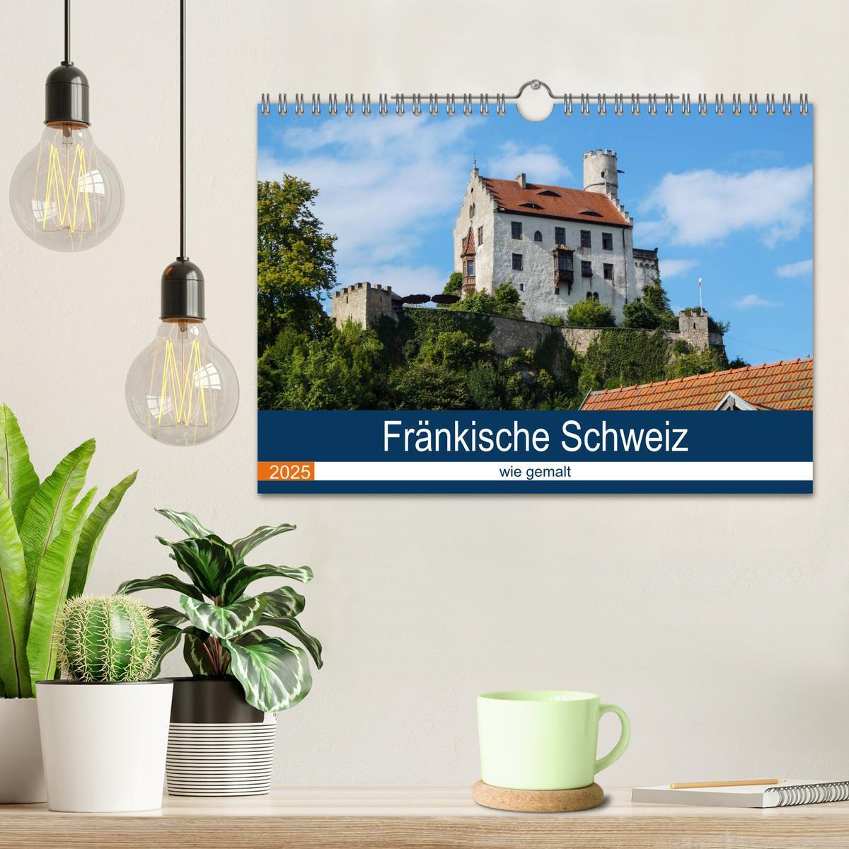 Bild: 9783435609314 | Fränkische Schweiz wie gemalt (Wandkalender 2025 DIN A4 quer),...