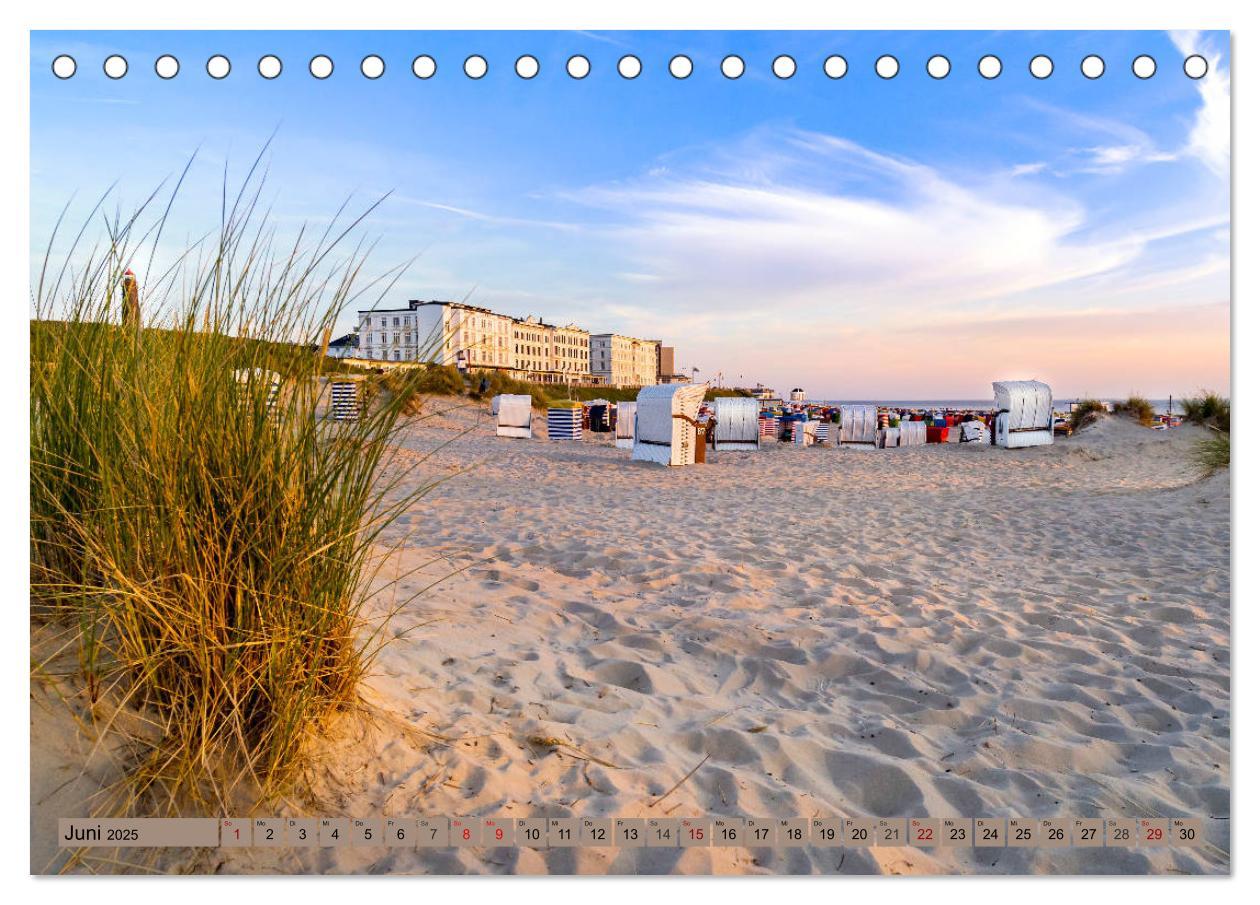 Bild: 9783435348824 | BORKUM Trauminsel in der Nordsee (Tischkalender 2025 DIN A5 quer),...