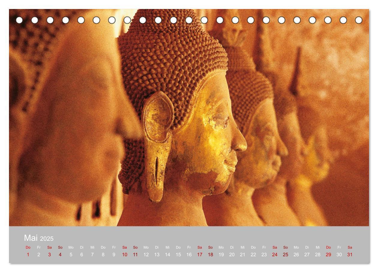 Bild: 9783383983252 | BUDDHA - Ein sanftes Lächeln (Tischkalender 2025 DIN A5 quer),...