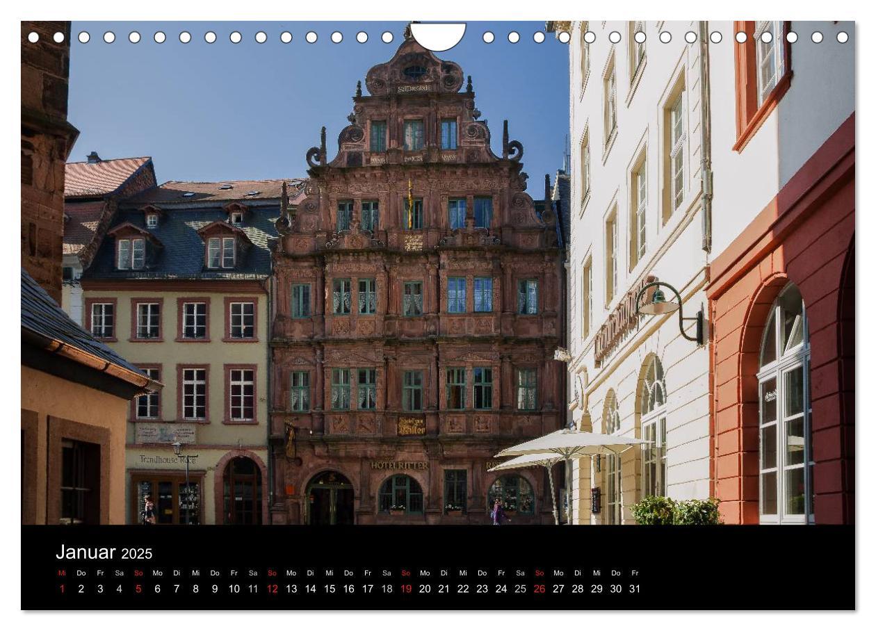 Bild: 9783435696055 | Heidelberger Stadtansichten (Wandkalender 2025 DIN A4 quer),...