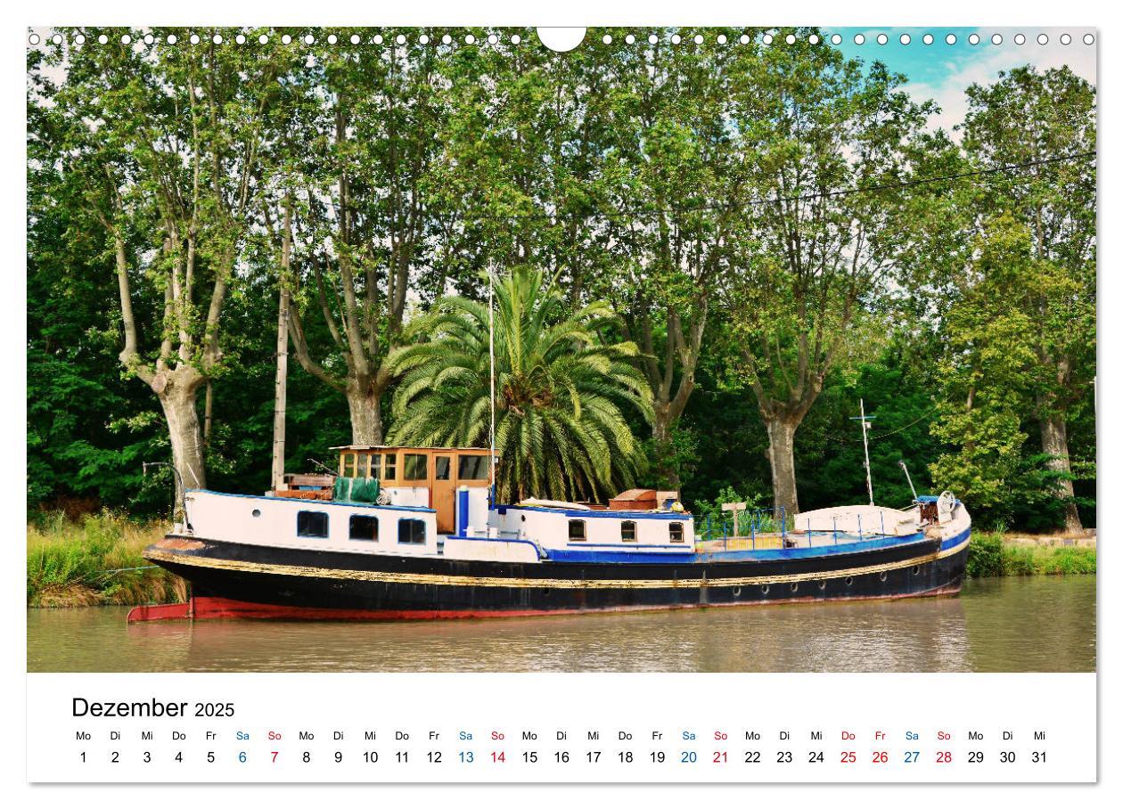 Bild: 9783435452262 | Unterwegs am Canal du Midi (Wandkalender 2025 DIN A3 quer),...