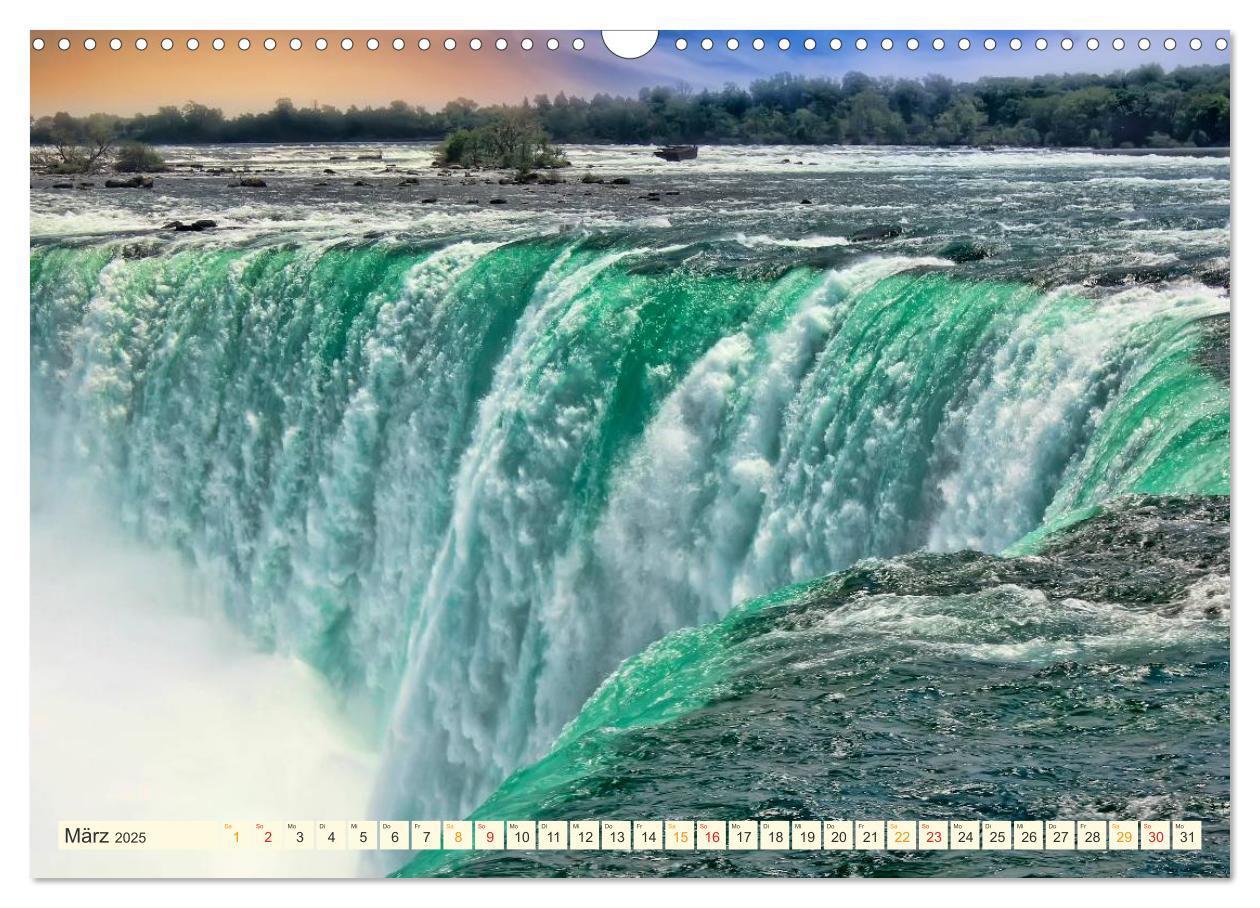 Bild: 9783435568062 | Niagarafälle - American Falls und Horseshoe Fall (Wandkalender 2025...