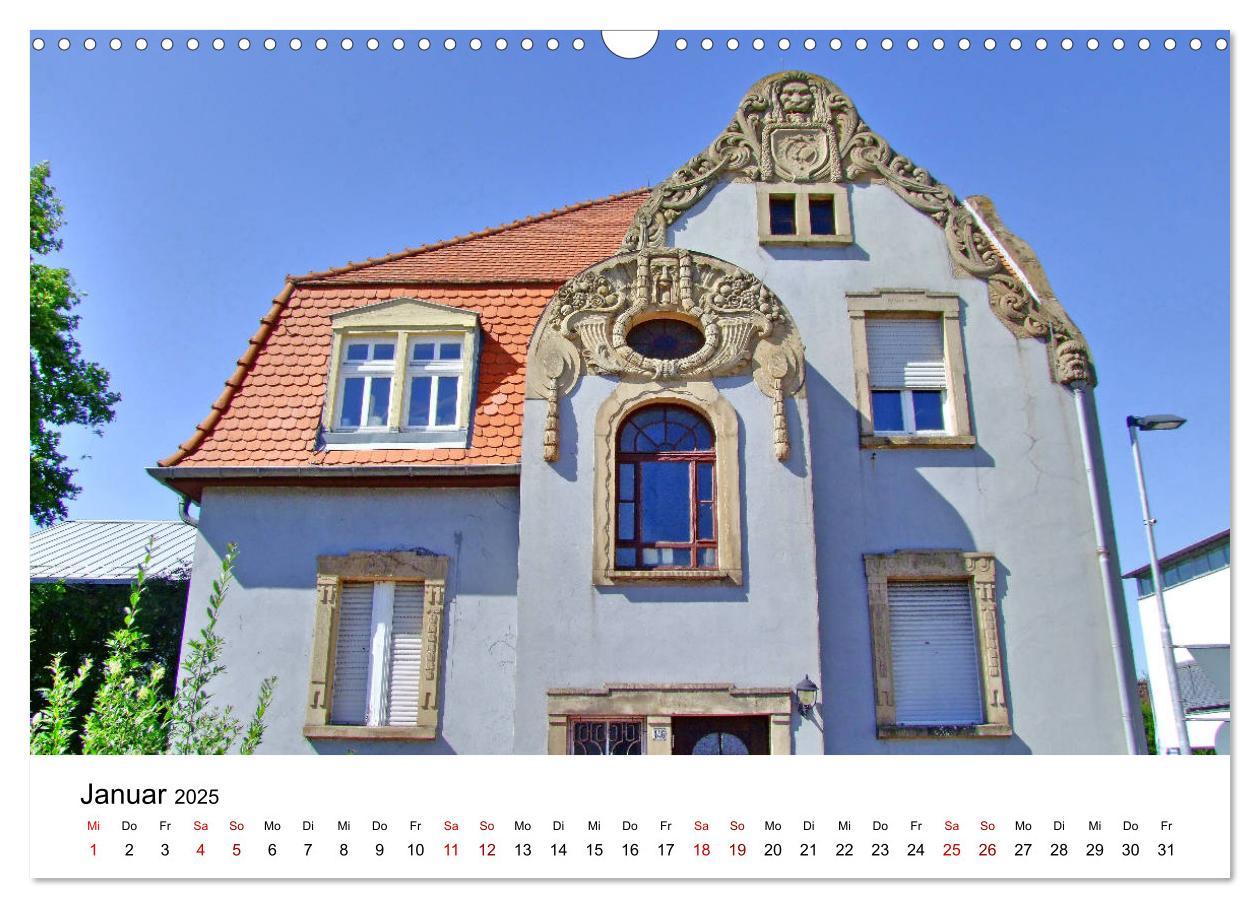 Bild: 9783435349234 | Wiesloch - Spaziergang durch die Altstadt (Wandkalender 2025 DIN A3...