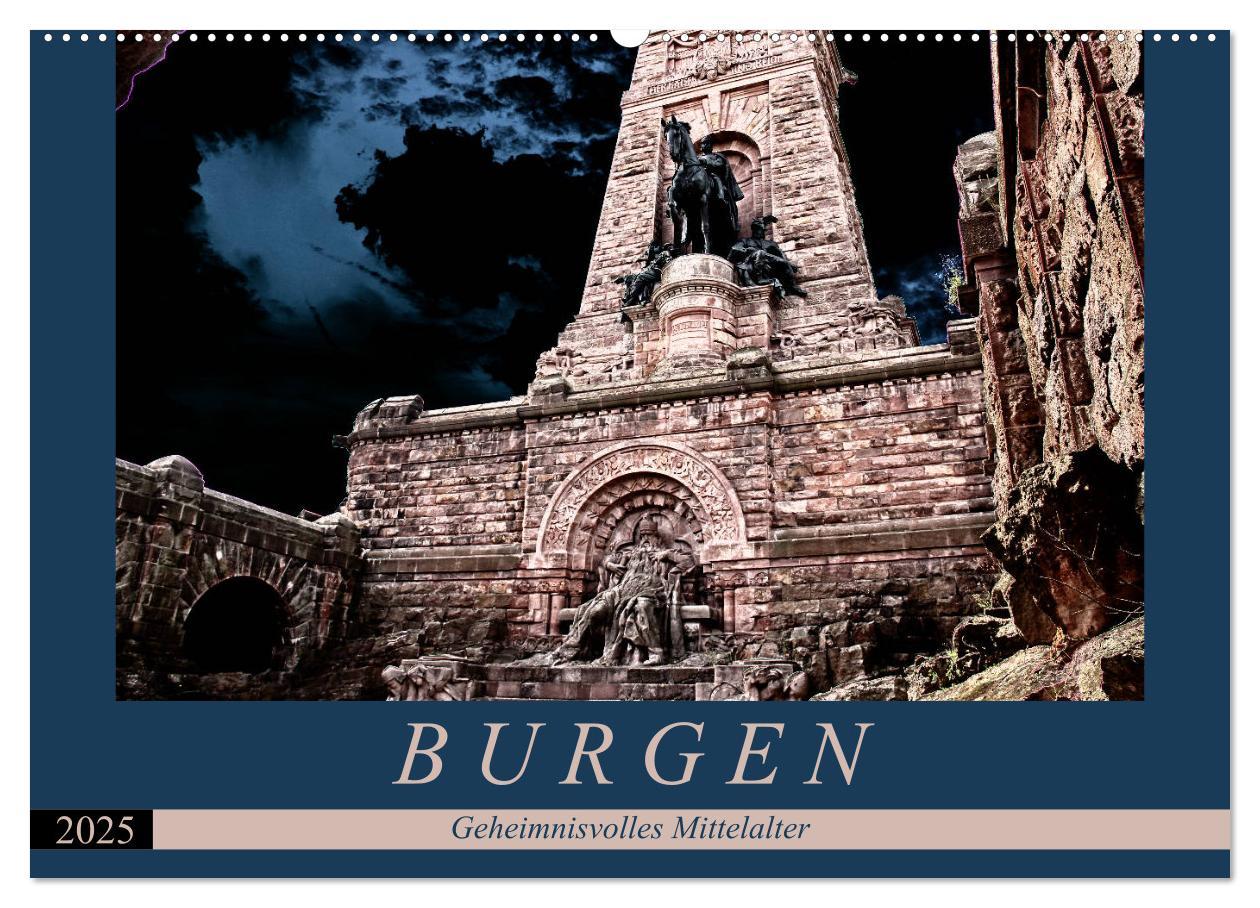 Cover: 9783435395026 | Burgen - Geheimnisvolles Mittelalter (Wandkalender 2025 DIN A2...