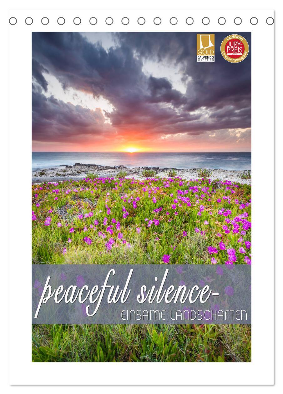 Cover: 9783435988891 | peaceful silence - einsame Landschaften (Tischkalender 2025 DIN A5...