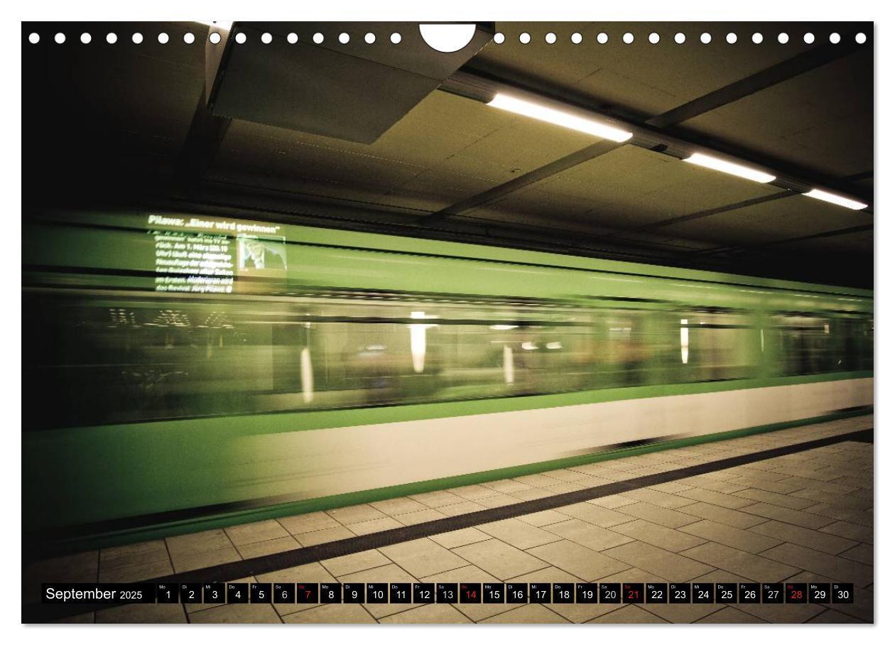 Bild: 9783435737376 | U-Bahn-Stationen Hannover (Wandkalender 2025 DIN A4 quer), CALVENDO...