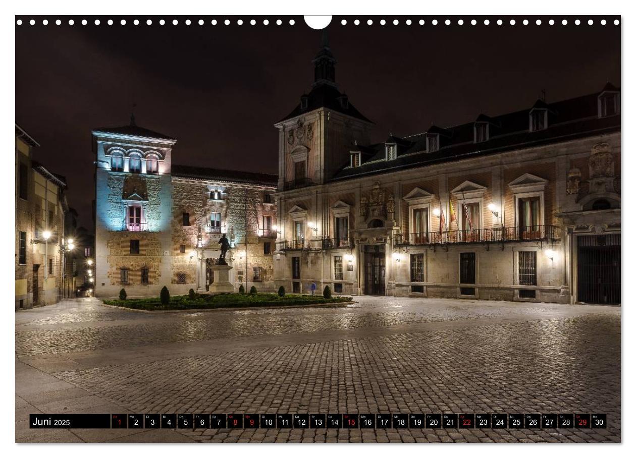 Bild: 9783435517480 | Madrid bei Nacht (Wandkalender 2025 DIN A3 quer), CALVENDO...