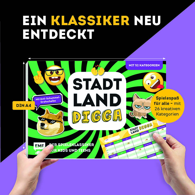 Bild: 4260478342453 | Stadt, Land, Digga - Der Spieleklassiker für Kids und Teens | Spiel