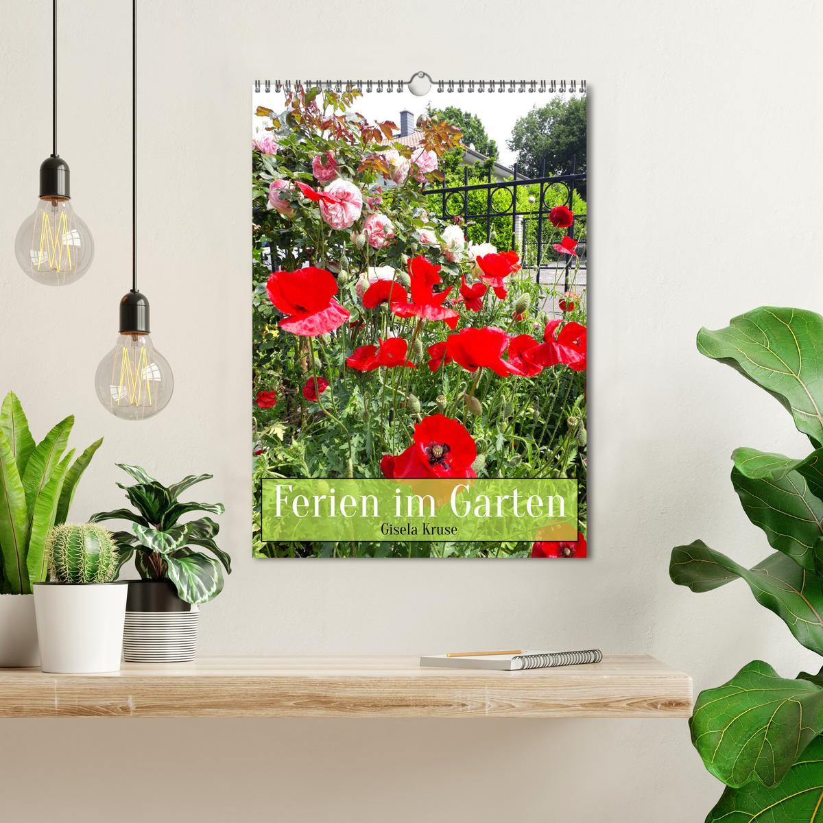 Bild: 9783435926558 | Ferien im Garten (Wandkalender 2025 DIN A3 hoch), CALVENDO...