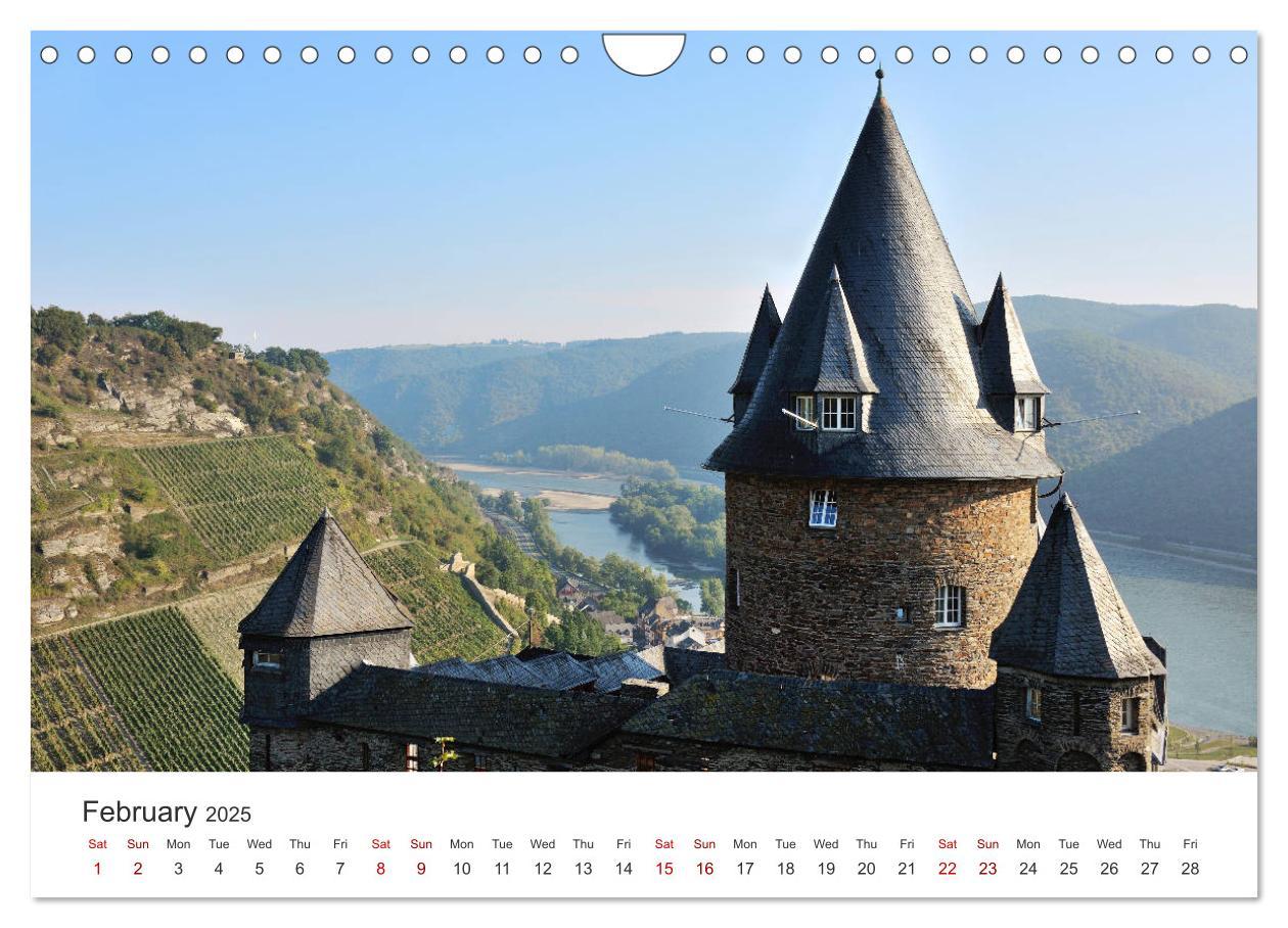 Bild: 9781325947096 | Rhine Valley and Castles (Wall Calendar 2025 DIN A4 landscape),...