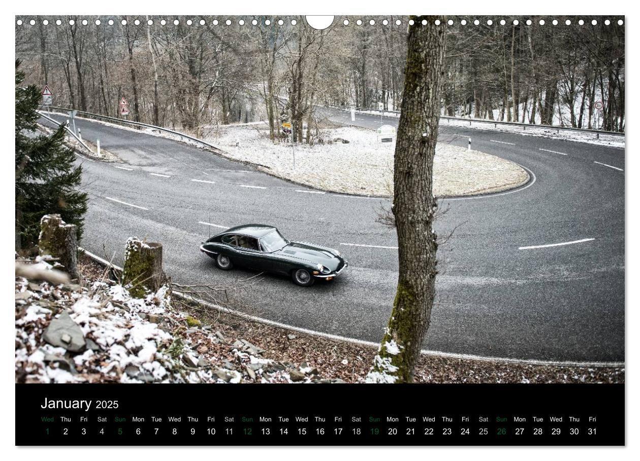 Bild: 9781325955671 | Jaguar E-Type (Wall Calendar 2025 DIN A3 landscape), CALVENDO 12...