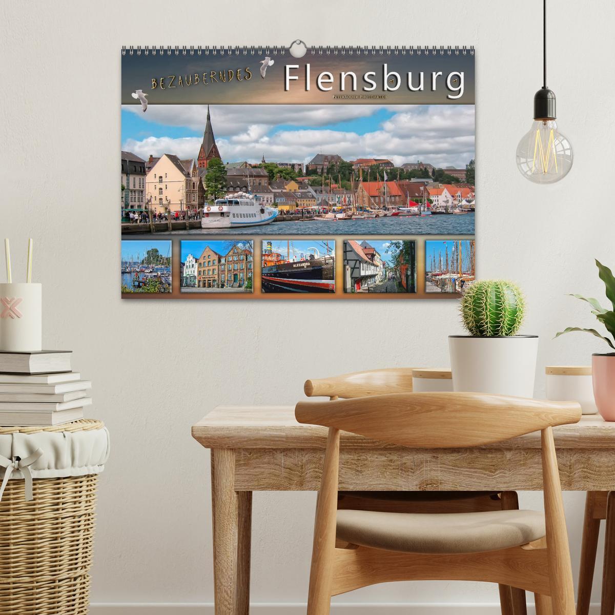 Bild: 9783435335565 | Bezauberndes Flensburg (Wandkalender 2025 DIN A3 quer), CALVENDO...