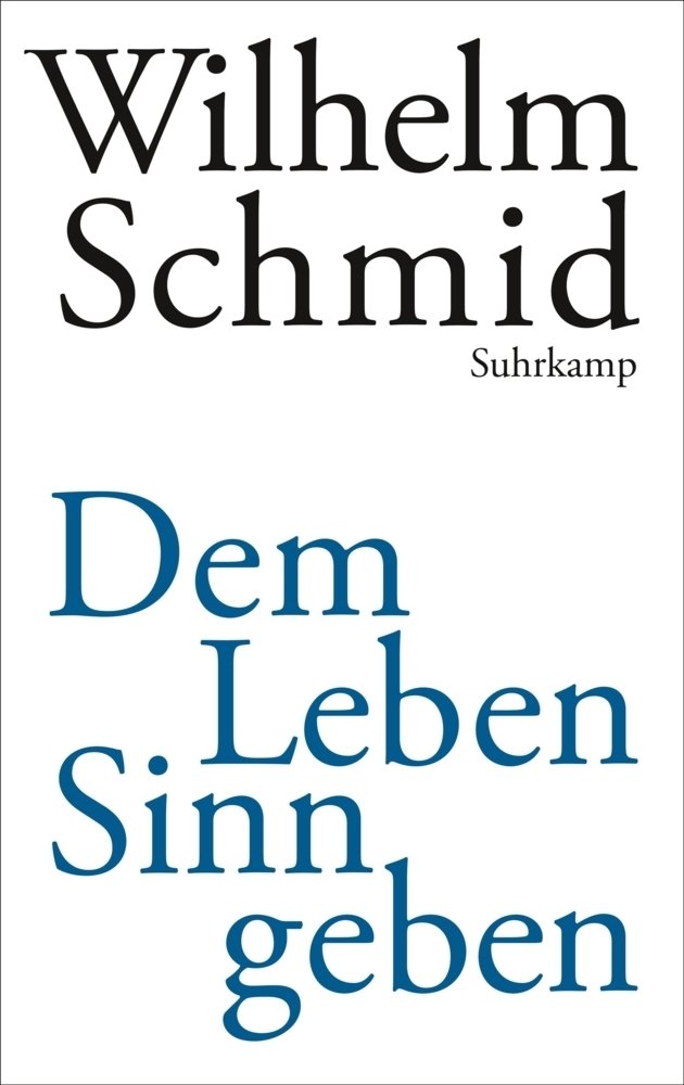 Cover: 9783518423738 | Dem Leben Sinn geben | Wilhelm Schmid | Buch | 2013 | Suhrkamp