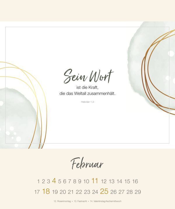 Bild: 9783986950002 | Dein Wort 2024 - Postkartenkalender | ... schenkt mir Frieden | 15 S.