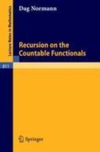 Cover: 9783540100195 | Recursion on the Countable Functionals | D. Normann | Taschenbuch | x